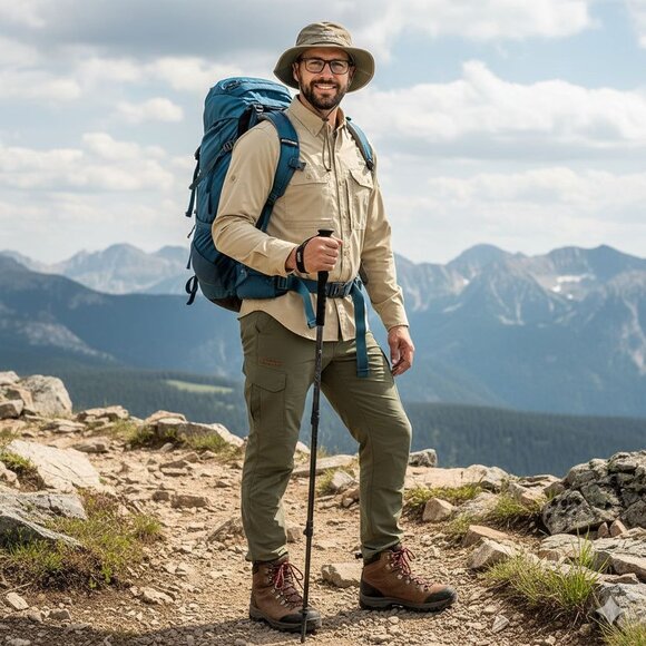 Carharrt Force Khaki Embroidered Logo Pockets Long Sleeve Button-Up Shirt Size M - Picture 1 of 15